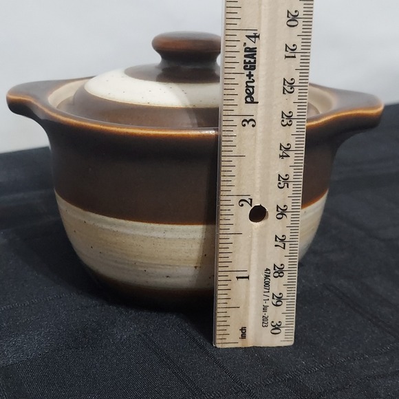 DENBY England Brown Russet Individual Casserole with Lid‎ - Picture 6 of 8